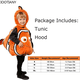 thumbnail image 4 of Nuevo disfraz de pez Nemo para adultos, bonito disfraz de pez payaso Nemo para bebés, disfraz de pez payaso Nemo para niños pequeños, fiesta de Halloween, ropa de carnaval Purim, 4 of 4