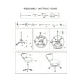 thumbnail image 4 of Dayton Pedicure Stool (Black) Pneumatic, Adjustable Height, Perfect for Nail Salon, Pedicure spa, 4 of 6
