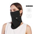 thumbnail image 2 of Cara Bufanda Mascarilla facial unisex Seda de hielo suave Mascarilla deportiva Bufanda para golf al aire libre (Negro), 2 of 6