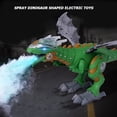 thumbnail image 2 of Dinosaurio en aerosol eléctrico para caminar con modelo mecánico de sonido ligero (verde) Tmvgtek juguetes de los niños, 2 of 4
