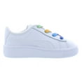 thumbnail image 2 of PUMA Womens Vikky 2 Slip on Sneaker 4 Toddler Puma White-puma White-silver, 2 of 5