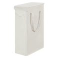 thumbnail image 2 of Cesto plegable para ropa sucia, organizador de almacenamiento de ropa, cesto de lavandería portátil de 60 litros para guardería, sala de estar y Blanco beige, 2 of 8