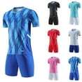 thumbnail image 5 of ZACPNCV Kids Soccer Jerseys for Boys Girls Training Outfit Uniform Athletic Shirts Sportswear Kit Black 14-16 Years, 5 of 5