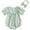Green, variant on Krdevn Baby Girls Romper Jumpsuit Short Sleeve Smocked Casual Playsuit for Toddlers Soft Comfortable Everyday Outfit Spring Summer,3-6 Months