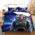 thumbnail image 3 of Buzz Lightyear Duvet Cover Set 3D Anime Characters Printed Bedding Set Girls Single 3D Duvet Cover Sets Quilt Cover Soft Microfiber Zipper with Pillowcase Double, 3 of 5