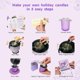 thumbnail image 3 of Kit para hacer velas RU HANDMADE de cera de soja 1120 g, 7 aromas, 3 of 9