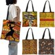 thumbnail image 2 of Bolso de mano estilo africano para mujer, bolso con asa superior con estampado tradicional afro para mujer, bolso de compras para niña, bolso de hombro, 2 of 5