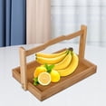 thumbnail image 4 of Cesta de comida, bandeja de madera para servir, cesta Rectangular para comida, aperitivos, pan, contenedor de almacenamiento con asa para restaurante, M, 4 of 9