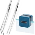 thumbnail image 1 of ORUYROP Mini Aquarium Glass Cleaner Magnet Brush with 2 PCS Aquarium Tweezers, Magnetic Glass Cleaner Brush Aquarium Scrubber Magnetic Algae Scraper for Fish Tank Glass Cleaning Tools, 1 of 7