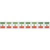 Amscan Festive Mexican Flags Paper Flag Banner, 8' x 6", Green/Red/White