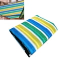thumbnail image 4 of Yesbay Color Block Stripe Anti-UV Protection Garden Balcony Patio Cover Sunshade Net, 4 of 8