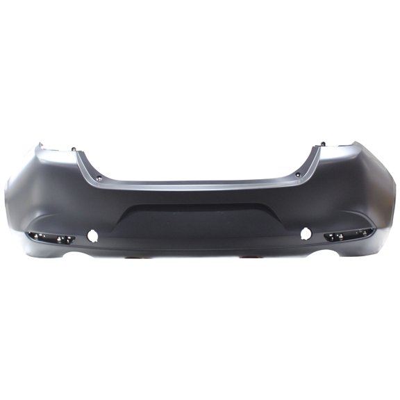 New Aftermarket CAPA Unpainted Rear Bumper Cover Replaces BDTS50221BBB Without Park Assist fits 2021 Mazda 3 100th Anniversary Edition Sedan 4-Door