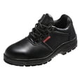 thumbnail image 4 of Botas de trabajo de seguridad de cuero Zapatos de protección Botas impermeables con punta de acero US 7.0 Cola Botas de trabajo de seguridad, 4 of 8