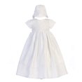 thumbnail image 1 of 2564 Embroidered Gown w/Sequins & Beads (White, 0-3 Months), 1 of 1