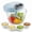 Blue, variant on Manual Pull String Food Chopper, Hand Powered Mini Vegetable Chopper, Portable Garlic Onion Ginger Mincer for Kitchen Camping