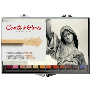 Conte Crayon 2-Pack (Traditional): Black HB - Wet Paint Artists' Materials  and Framing