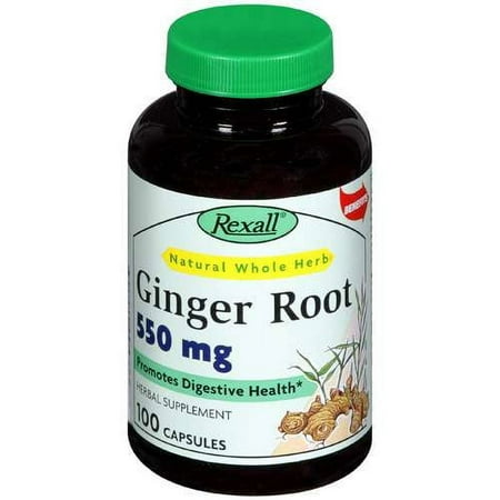 Rexall: Herbal Supplement Ginger Root, 100 ct