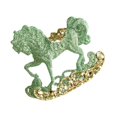 thumbnail image 3 of Adorno colgante de Navidad BLESIY Caballo 10x9cm lentejuelas verde, 3 of 8