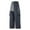 Dark Gray, variant on ShomPort Mens Wide Leg Cargo Pants Elastic Waist Drawstring Oversized Streetwear Solid Color Sports Hiking Trousers with Pocket