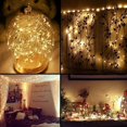 thumbnail image 3 of USB 10 m Cable de cobre 100 piezas LED Control remoto Festival Fiesta Decoración de boda Luz (blanco cálido), 3 of 8