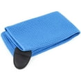 thumbnail image 3 of Gustave Magnetic Golf Towel Waffle Microfiber Golf Towels with Strength Magnet for Strong Hold to Golf Carts or Clubs (23.6" x 15.7", Blue), 3 of 9