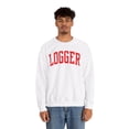 thumbnail image 5 of Logger Sweatshirt Gifts Crew Neck Shirt Long Sleeve Unisex, 5 of 7