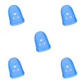 thumbnail image 1 of Puntas de los dedos de guitarra de silicona Matsuzay Protectores de dedos Ukulele Fingerstall Azul Oscuro M 5piezas, 1 of 5