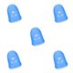 thumbnail image 1 of Puntas de los dedos de guitarra de silicona Matsuzay Protectores de dedos Ukulele Fingerstall Azul Oscuro M 5piezas, 1 of 5