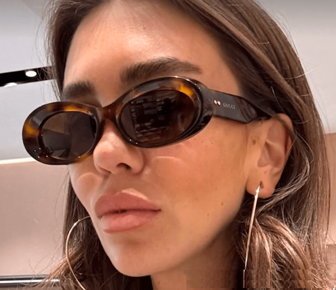 Gucci Women's Brown Lens Oversized Sunglasses - GG0498S-001