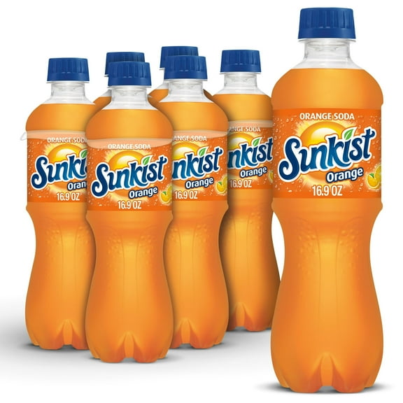 Sunkist Orange Soda, 12 Pack, 16.9 oz