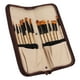 thumbnail image 2 of Juego de pinceles profesionales multimodales de nailon para pintura al óleo y acuarela con estuche de almacenamiento amarillo, 2 of 8