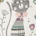 thumbnail image 4 of SAFAVIEH Carousel Kids Eugene Sleeping Kitten Area Rug, 4 of 8