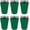 Kelly Green, variant on Blank Soft Foam Collapsible Pint Glass Coolie (12 Pack, Red)