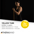 thumbnail image 4 of THERABAND Resistance Tubes, Beginner Set, Yellow, Red, and Green, 5 ft Latex Tubing, Home or Clinic Use, Cut-to-Fit, Color-Coded Resistance Bands for Upper & Lower Body Workouts, 4 of 8