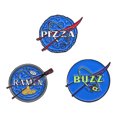 thumbnail image 1 of Broche Blue Planet con temática gastronómica para pizza, ramen, cohete, 1 of 2