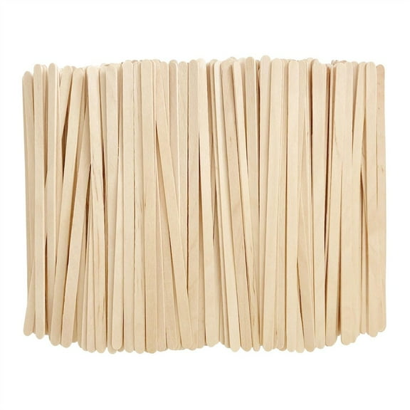 14cm 18cm 19cm 100Pcs Wooden Coffee Stirrers Hot Drink Straws Cocktail Sticks