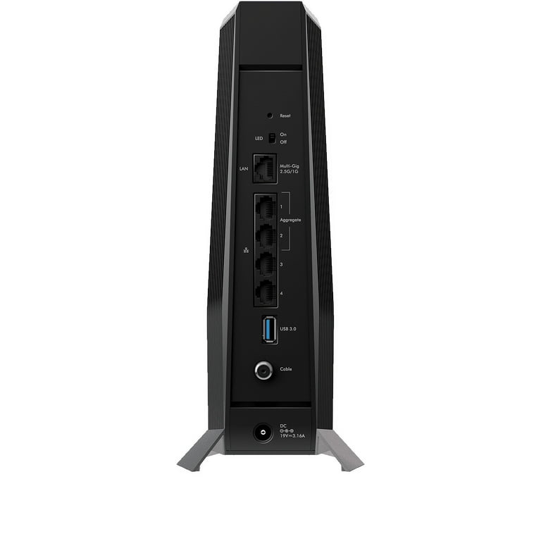 NETGEAR Nighthawk AX6000 WiFi 6 Cable Modem Router, DOCSIS NETGEAR Nighthawk AX6000 WiFi 6 Cable Modem Router, DOCSIS