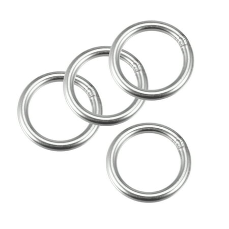 

Uxcell 60mm(2.36 ) Outer Dia. 8mm Thickness Welded O Ring 304 Stainless Steel 4 Pack