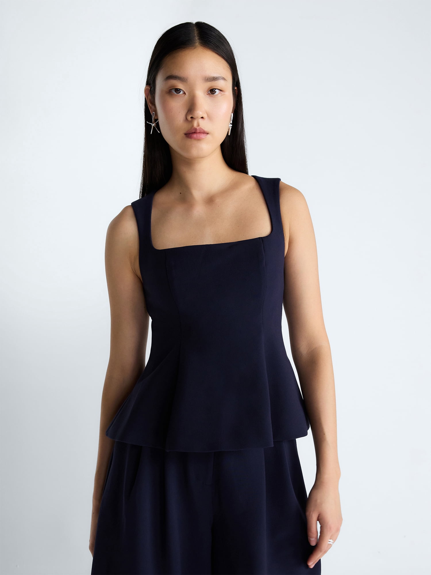 Devil Wears Prada Scoop Collection Women's Sleeveless Square Neck