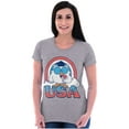 thumbnail image 3 of Tootsie Mr Owl American Patriot USA Women's T Shirt Ladies Tee Brisco Brands X, 3 of 5