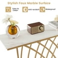 thumbnail image 6 of Costway 48'' Console Table Modern Accent Entryway Table Long Behind Couch Table, 6 of 10