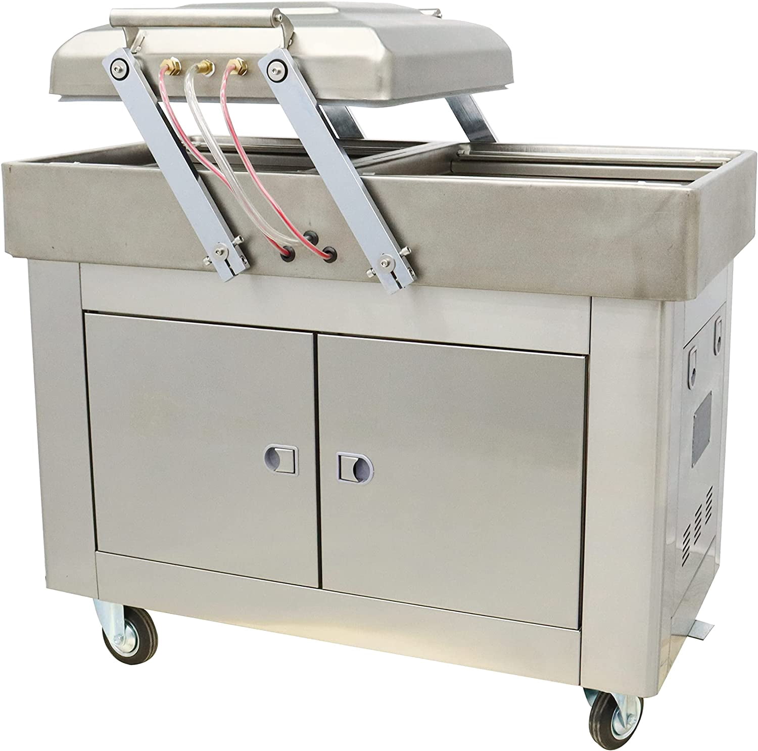 Vacuum Sealing Packaging Machine Food Sealer Two Chambers 220V