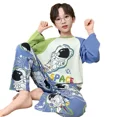 thumbnail image 5 of Conjunto de pijamas de verano para niños, ropa para el hogar similar a algodón para niños medianos y grandes, ropa de dormir con estampado de capibara de nuevo estilo de China continental, 5 of 5