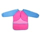 thumbnail image 2 of Delantal para niños, delantal para comer, , cocinar, impermeable, manga larga con bolsillos Rosado, 2 of 9