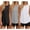 Black+Gray+White-3pc, variant on 4 Pack Womens UPF 50 + Sun Protection Vest Solid Color Sleeveless Lightweight UV Block Outdoor Sports Fishing Summer