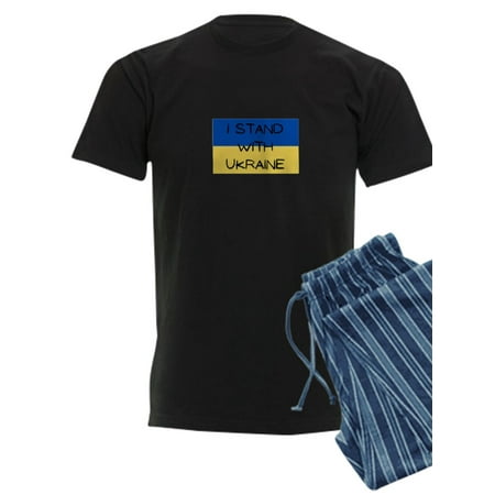 

CafePress - I Stand With Ukraine Pajamas - Men s Dark Pajamas
