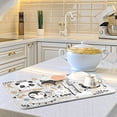 thumbnail image 6 of SKYSONIC Absorbent Dish Drying Mat Funny Animals Series Kitchen Counter Mat Protector,Reversible,Medium 18 x 16 Inches, 6 of 7