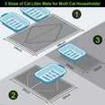 thumbnail image 3 of Cat Litter Mat XXL - Waterproof Kitty Litter Box mat for Floor - Extra Large Pet Trapping Litter Rug Pad - Silicone Cat Supplies & Accessories for Indoor Cats (38" x 25") -Pink, 3 of 9