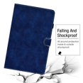 thumbnail image 4 of Dteck Wallet Case For Samsung Galaxy Tab S6 Lite 10.4" P610 (2020 Released) 10.4 inches,Magnetic Folio Retro Leather Card Holder Cover Kickstand Shockproof Protective,Blue, 4 of 6