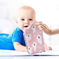 thumbnail image 4 of Coolnut 5 PCS Pink Cute Halloween Ghost Baby Muslin Washcloths, Cartoon Face Towel Burp Cloths Ultrasoft Absorbent Cotton Bath Wipes Towels for Newborn Boys Girls, 4 of 6